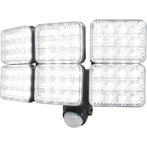 大進 LEDソーラーセンサーライト6灯式 極