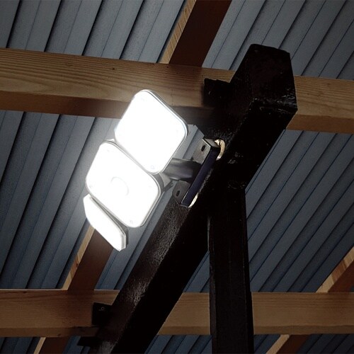 緑十字 ソーラーセンサーライト(広範囲照射タイプ/