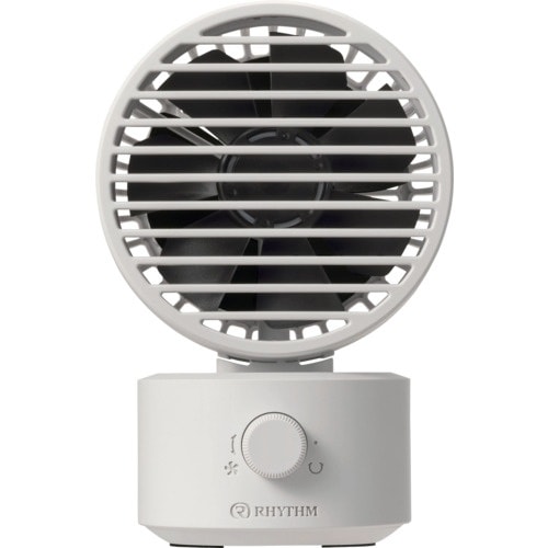 RHYTHM 卓上扇風機 静音 小型 USB給電式