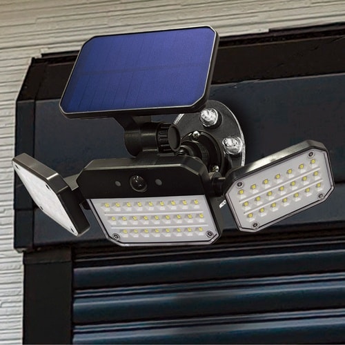 緑十字 ソーラーセンサーライト(広範囲照射タイプ)