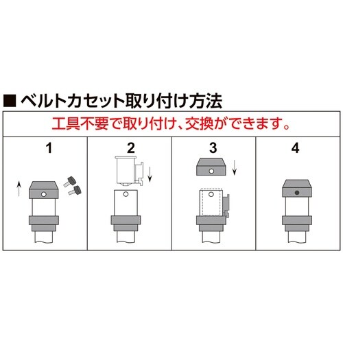 緑十字 ベルトパーテーション用ベルトカセット(33