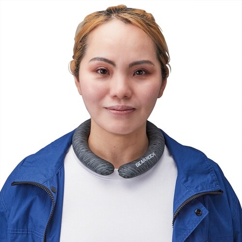 緑十字 ガチ冷却リング(PCM) 極太 モクグレー