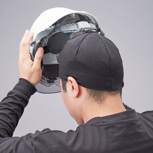 緑十字 ピタッとインナーキャップ ブラック フリー