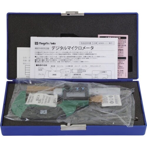 SK デジタル直進式ブレードマイクロメータ 測定範