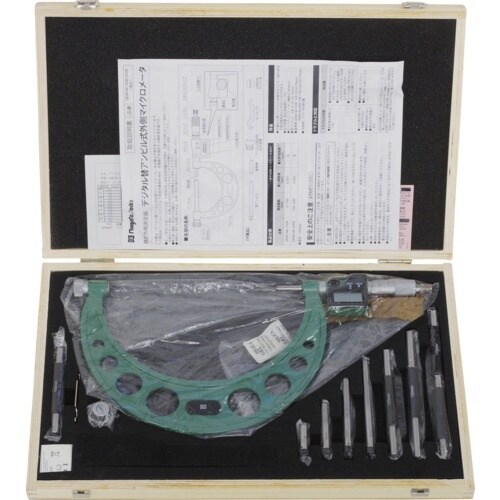 SK デジタル替アンビル式外側マイクロメータ 測定