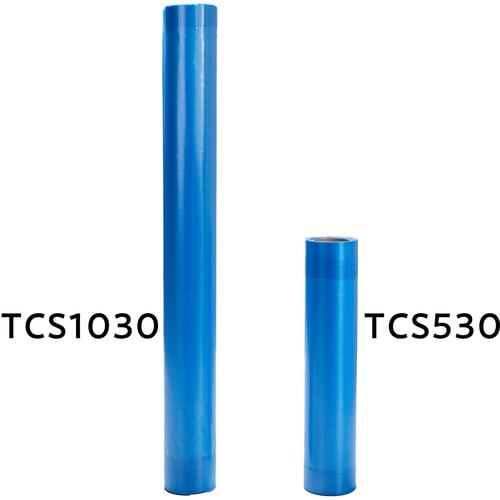 TRUSCO 手で切れる粘着付養生シート 幅100