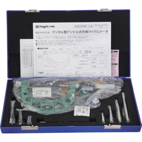 SK デジタル替アンビル式外側マイクロメータ 測定