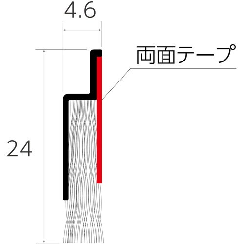 BURRTEC 自動ドア専用防虫ブラシ ドアドア