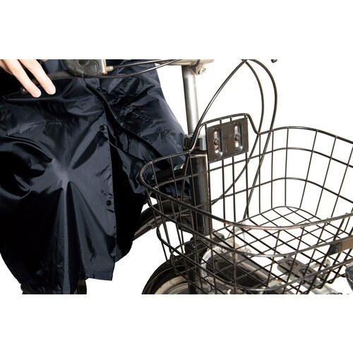 Makku バッグインサイクルレインコート ネイビ