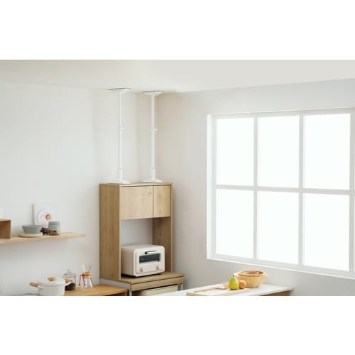 IRIS 202809 家具転倒防止伸縮棒MLサイ