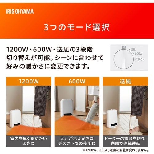 IRIS 202479 セラミックファンヒーター