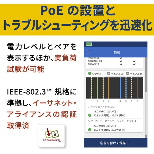 FLUKE NET LINKIQ ケーブル+ネット