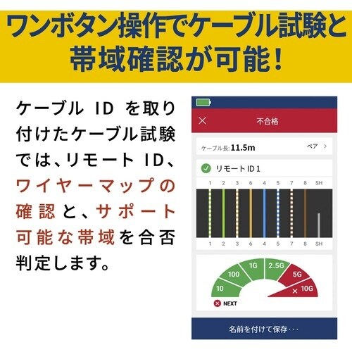 FLUKE NET LINKIQ ケーブル+ネット