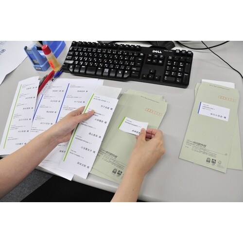 中川製作所 楽貼ラベル 10面 RB11 UPRL