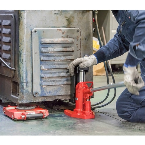 イーグル 低床・レバー回転・安全弁付爪つきジャッキ