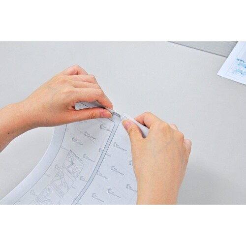 中川製作所 楽貼ラベル 24面 上下余白付 RB1