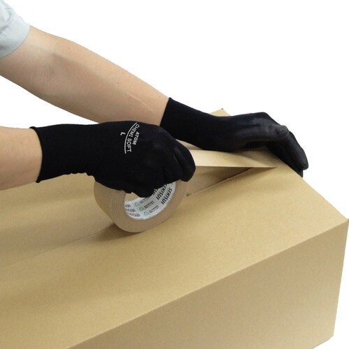 アトム 作業用手袋 ケミソフト業務用ブラック Lサ