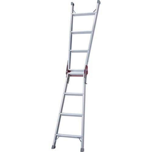 ハセガワ アルミはしご兼用脚立 ステップ幅広タイプ