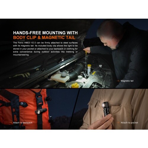 FENIX LEDヘッドライト HM23V2.0