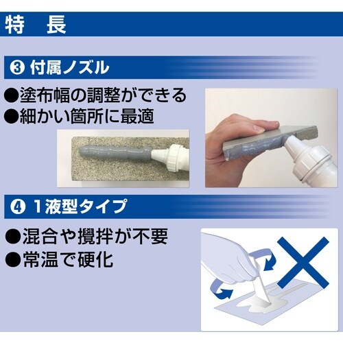 セメダイン ピタブロック(灰色)500g(コンクリ