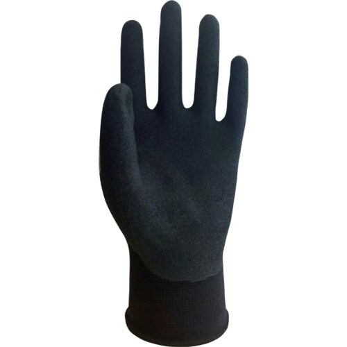 川西 GM555 グローブマニア ニトリル ブラッ