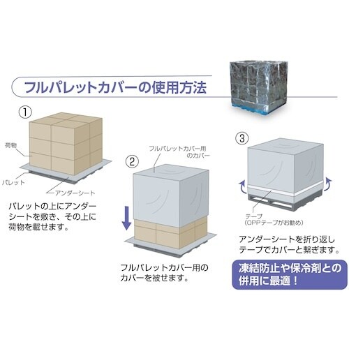 サンユー印刷 超遮熱保冷 フルパレットカバー(キー