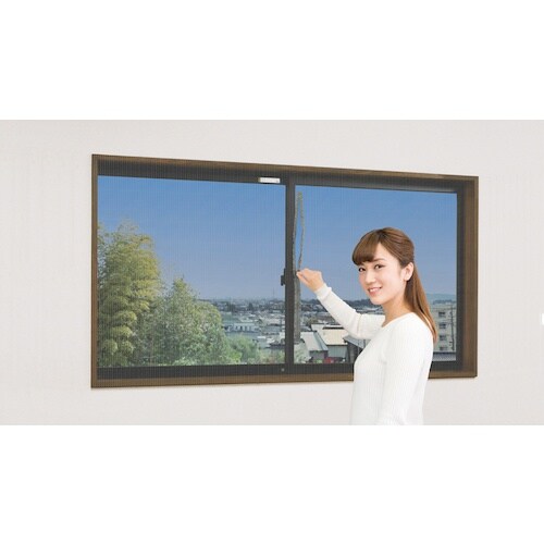 ノムラテック 快適便利 ファスナー付で窓の開閉ラク