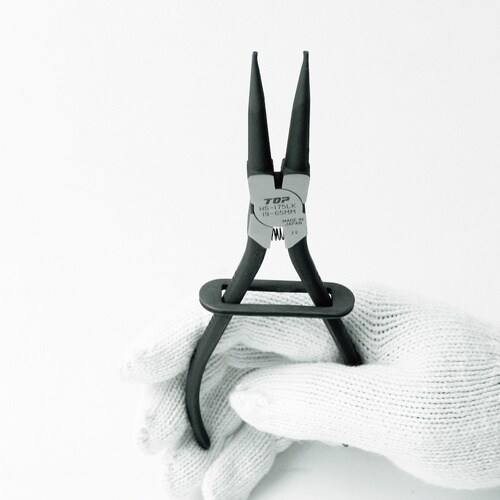 TOP ロック式スナップリングプライヤ穴用ストレー