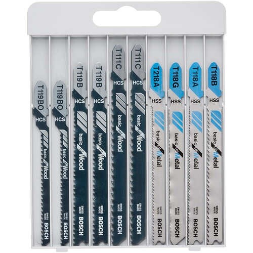 ボッシュ ジグソーブレードセット 10本入り