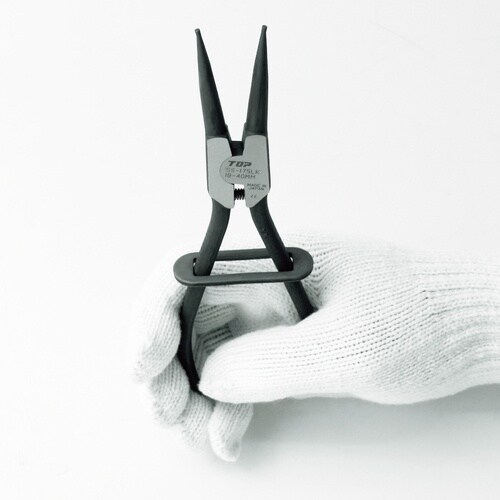 TOP ロック式スナップリングプライヤ軸用 ロック