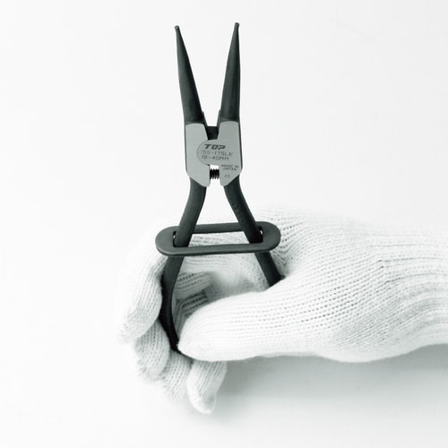 TOP ロック式スナップリングプライヤ軸用 ロック