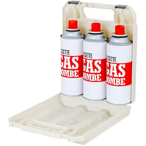 不動技研 カセットボンベ収納ケース 3本用 アイボ