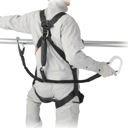 タジマ セフハーネスB 蛇腹L4ダブルセット 黒