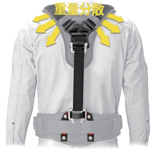 タジマ セフサスペンダーA フリーサイズ 黒