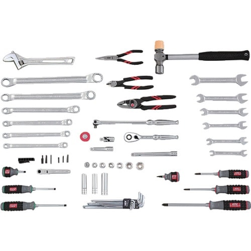 KTC 工具セット(薄型収納メタルケースタイプ)[