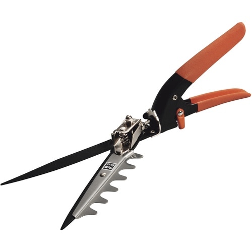 GS 回転式芝生鋏 レーキ付 フッ素樹脂加工