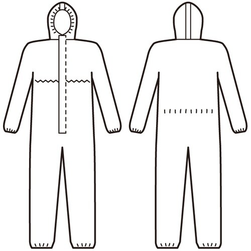 日光物産 化学防護服 バリアーマン P6040 4