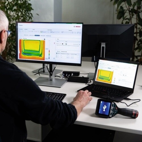 ボッシュ 10.8V赤外線サーモグラフィー+バッテ