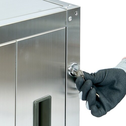 TRUSCO 小型耐震薬品庫 500ml瓶用 33