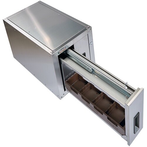 TRUSCO 小型耐震薬品庫 500ml瓶用 33