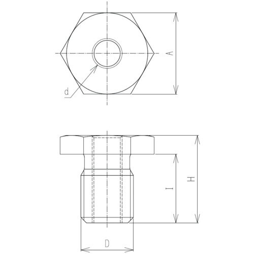 KITO ねじ変換アダプター LPV M36