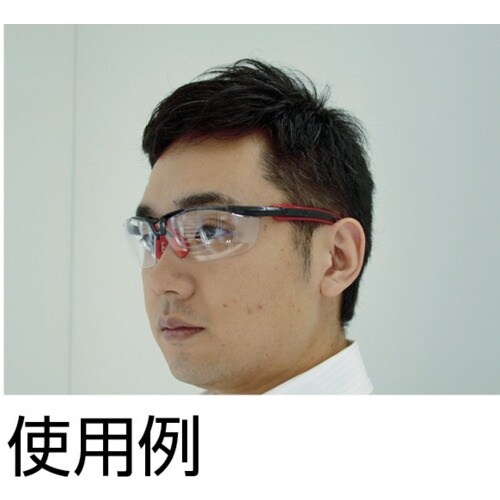 TRUSCO 二眼型セーフティグラス ツル特殊構造