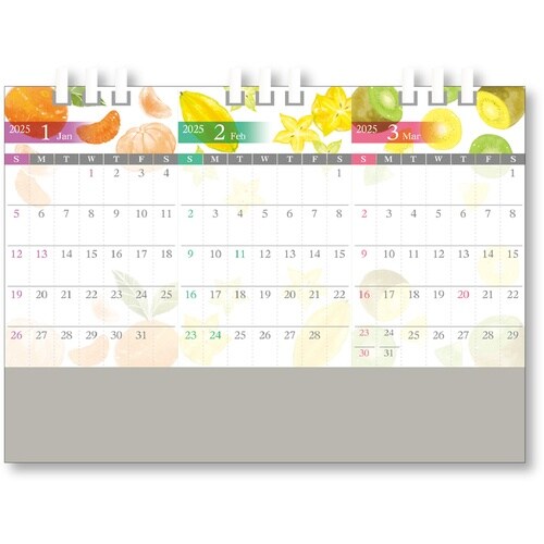 キングコーポ 卓上カレンダー Juicy Fru