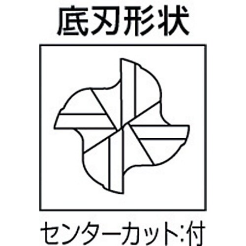 三菱K 4枚刃エクスターハイパワー 超硬スクエアエ