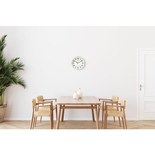 RHYTHM リズム 電波時計 壁掛け時計 連続秒