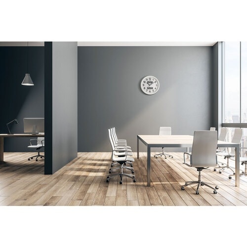 シチズン 電波時計 壁掛け時計 温湿度計付き カレ