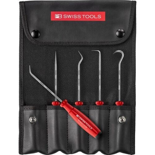 PBスイスツールズ ロールアップケース入りピックツ