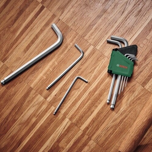 ボッシュ 六角L型レンチ 9種セット