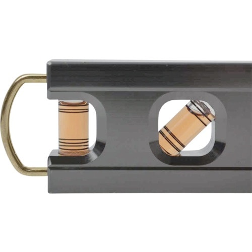 フジ矢 アルミ水平器(黒金)