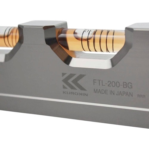 フジ矢 アルミ水平器(黒金)